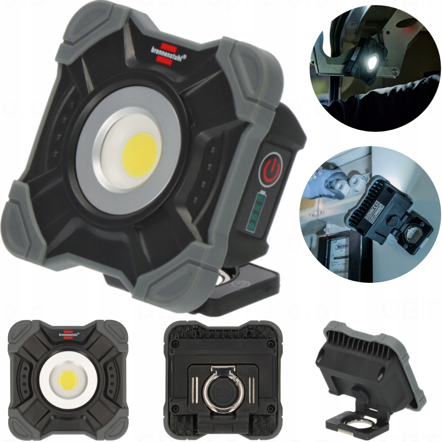 

Lampa Warsztatowa Reflektor Akumulatorowy Led IP54