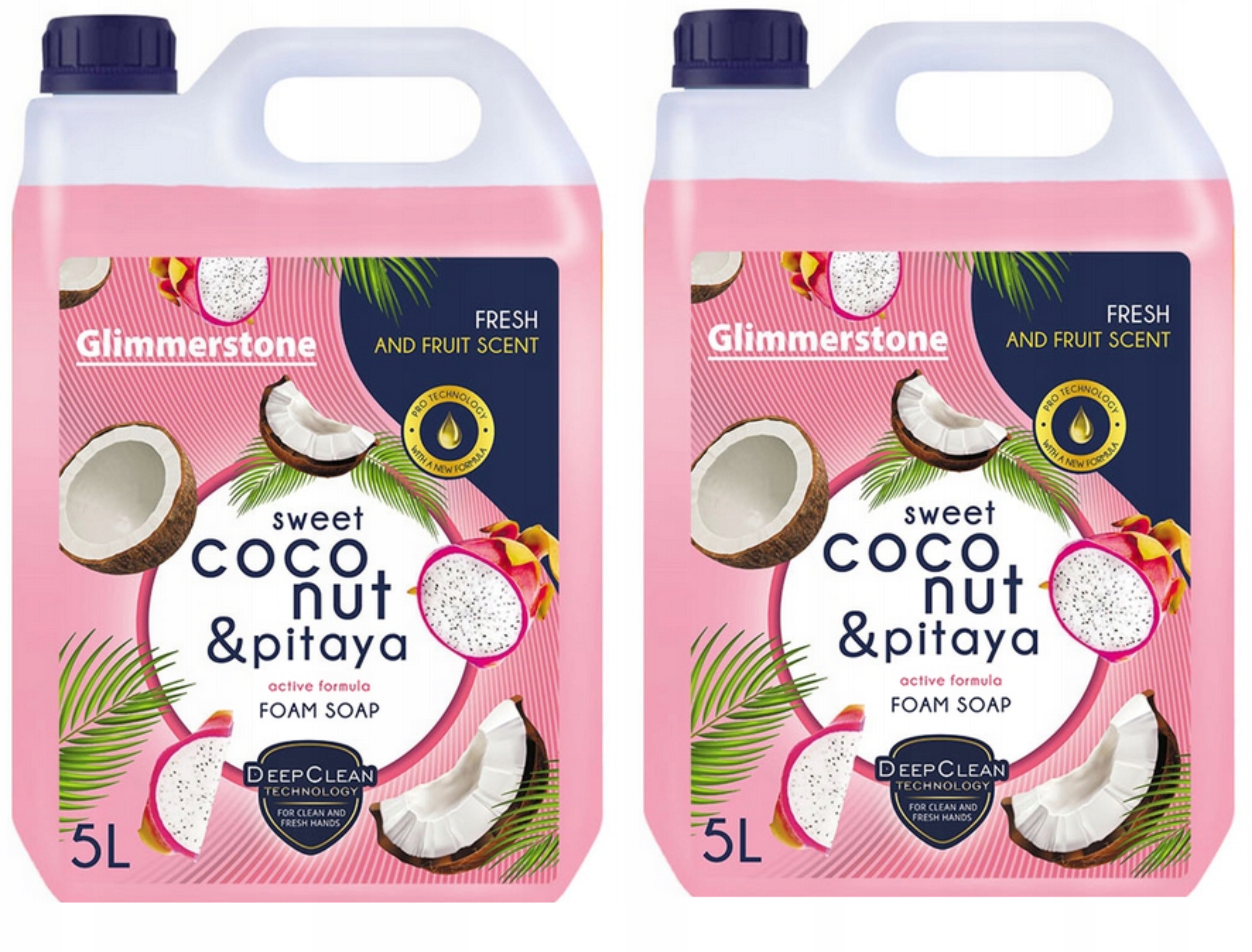 Levně Pěnové mýdlo v Pěně pro napěňovací dávkovače čerstvý kokos a pitahaya 10L