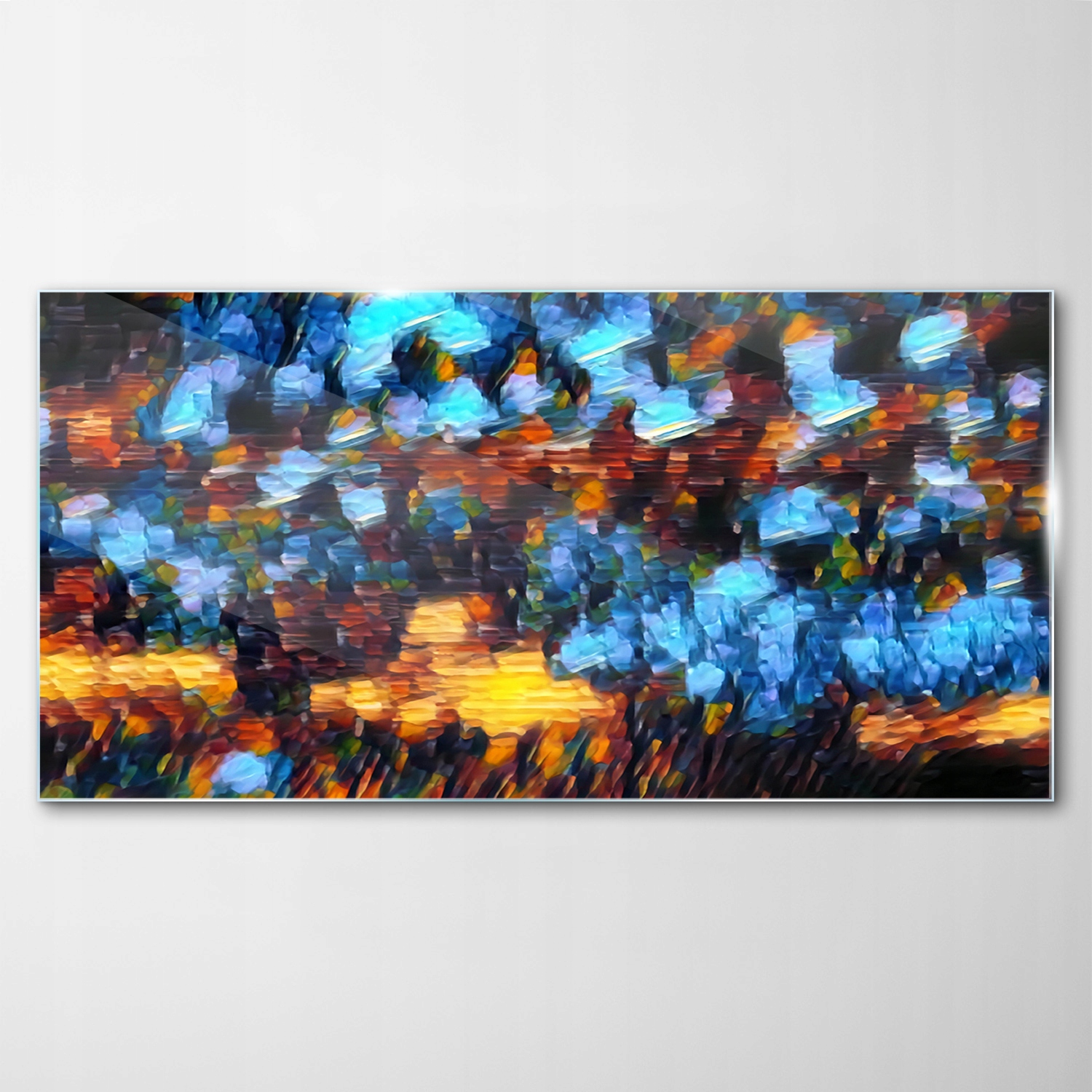 

Hartowany Obraz Szklany Abstrakcja Atrament 120x60