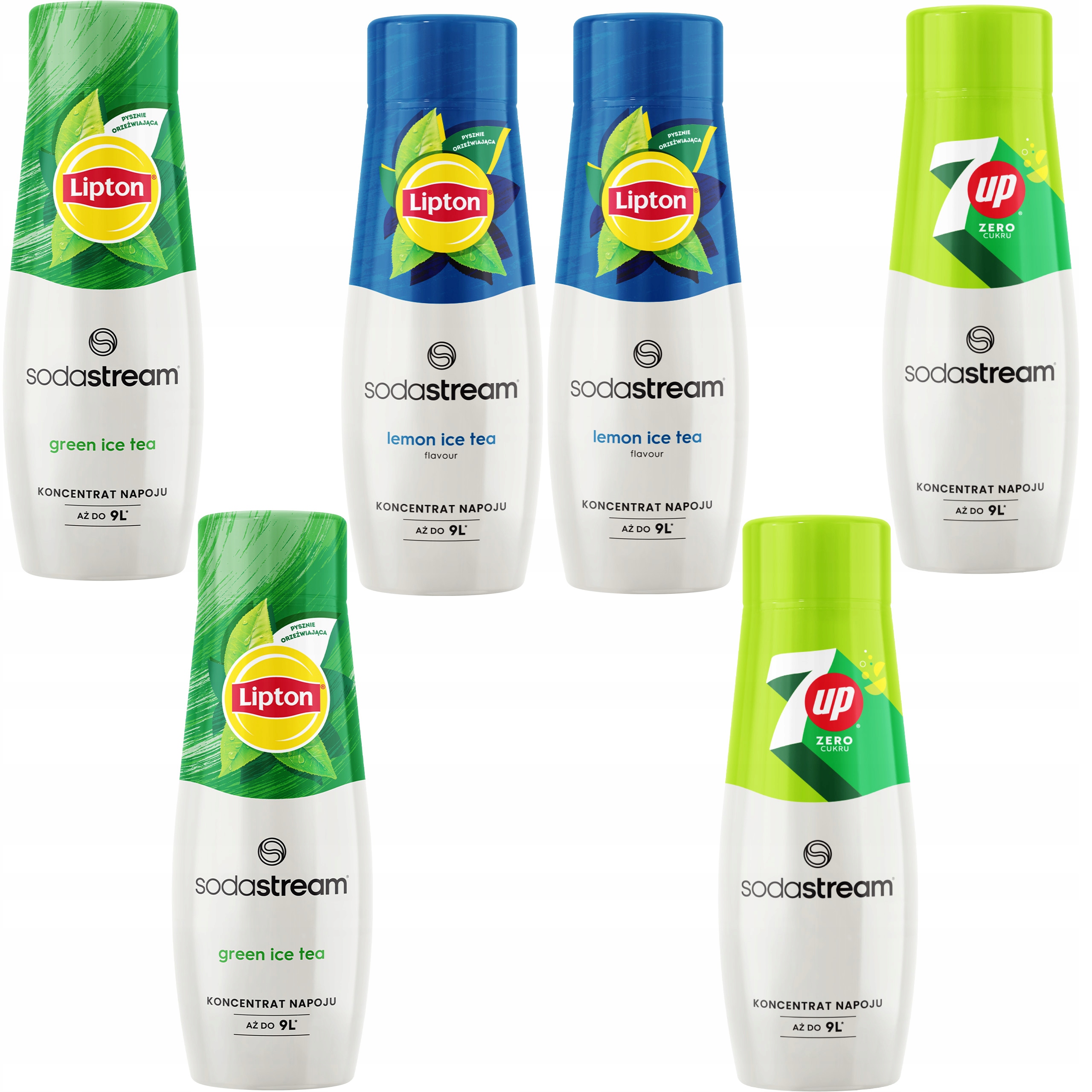 Levně Sirupy SodaStream pro perlivou vodu, 3 různé příchutě