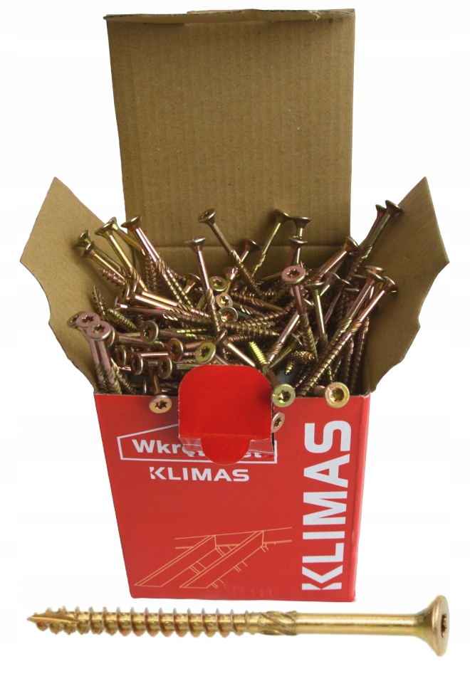 

Wkręty ciesielskie do drewna 4x50mm Torx 300szt