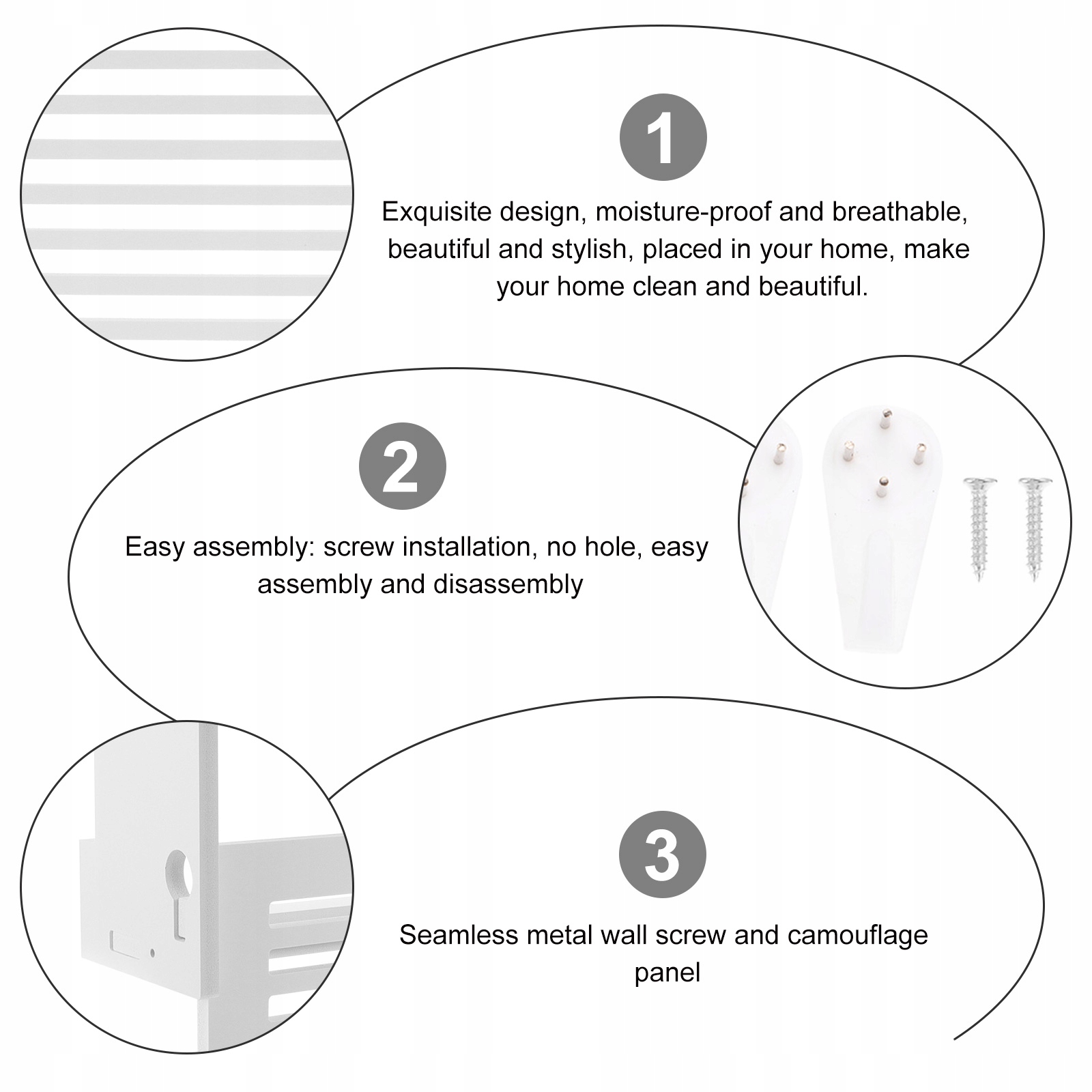 KREATYWNA SKRZYNKA DO PRZECHOWYWANIA ROUTERA RAMA PÓŁEK KRYJĄCA Kolor inny