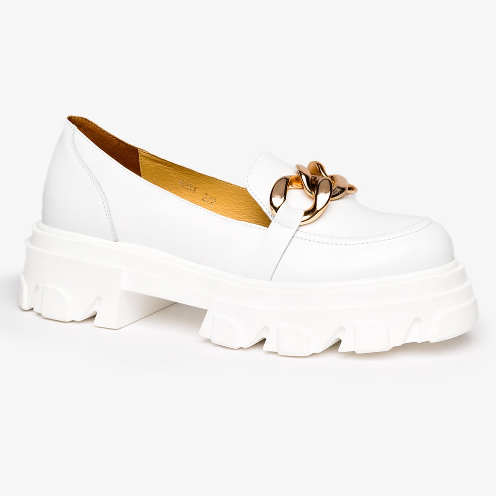 MOKASYNY PÓŁBUTY NA PLATFORMIE SKÓRA ŁAŃCUCH r 37 Kod producenta 08251/00/00/00/004