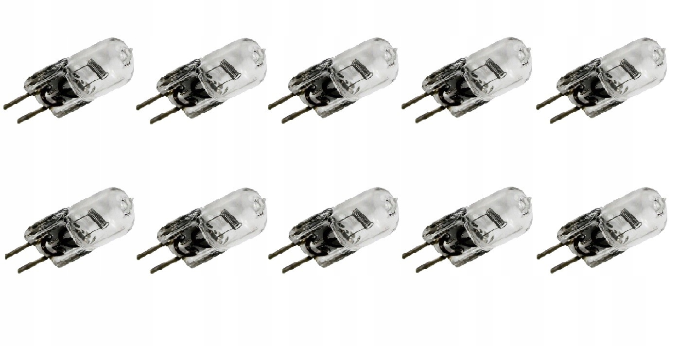 

10x sztuk Żarówka Żarnik Halogenowa Jc G4 12V 10W
