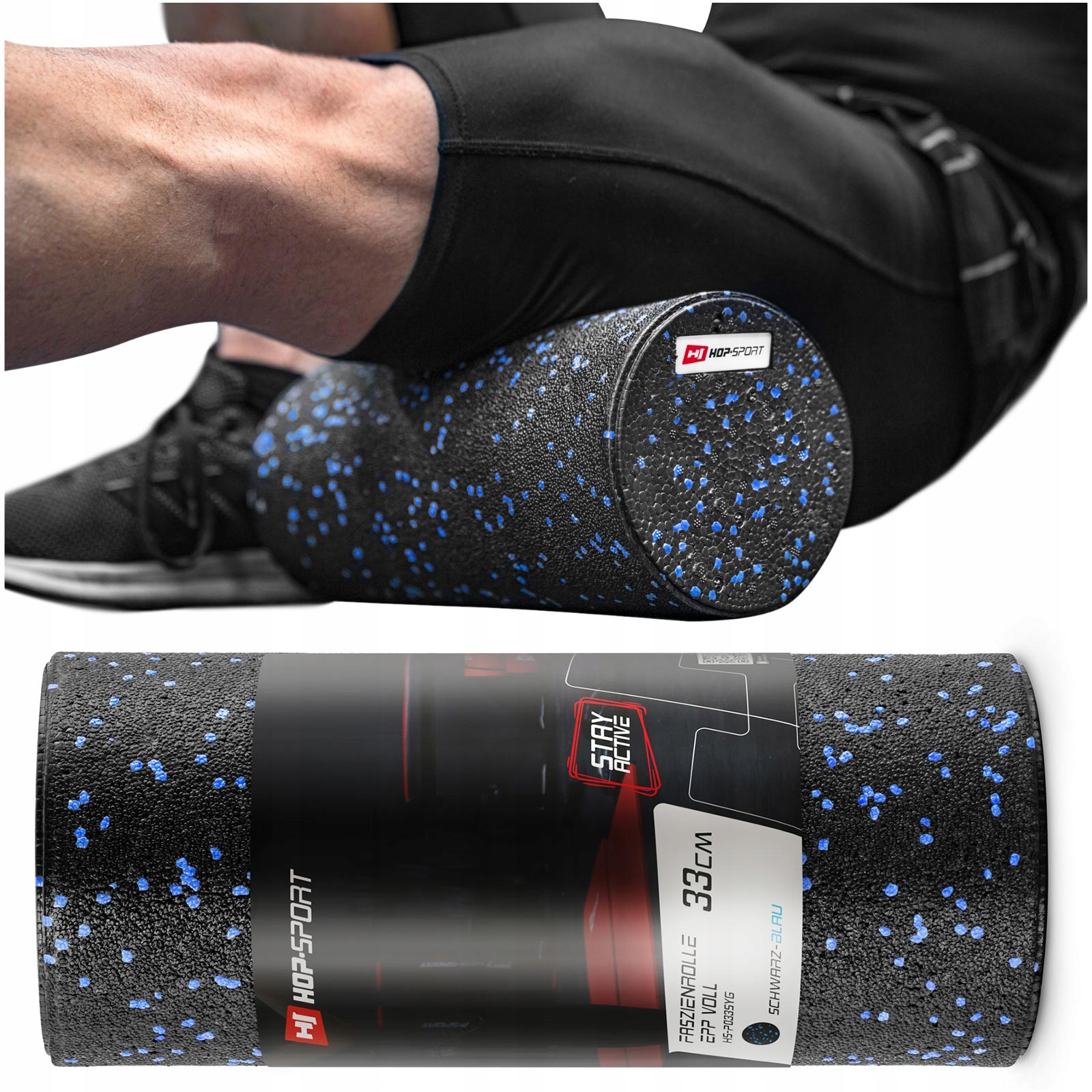 

Wałek Roller do masażu 33cm piankowy Epp Hop-Sport