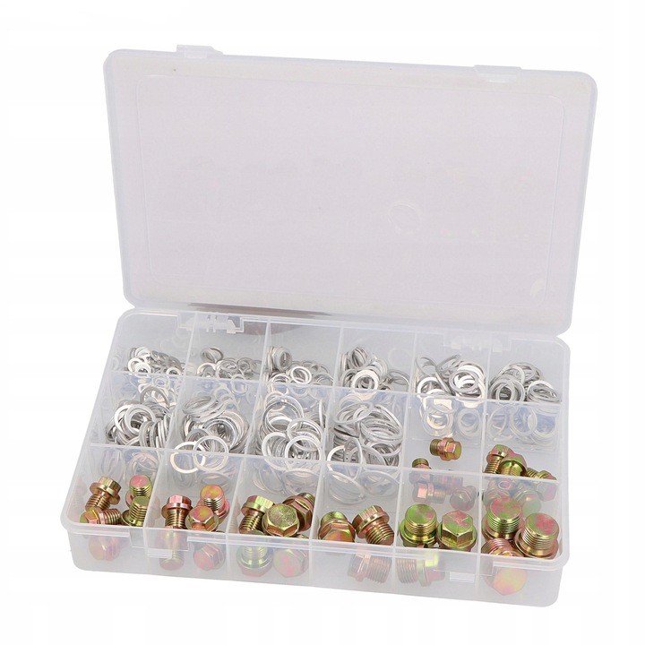 ZESTAW KORKÓW SPUSTOWYCH OLEJU Z PODKŁADKAMI