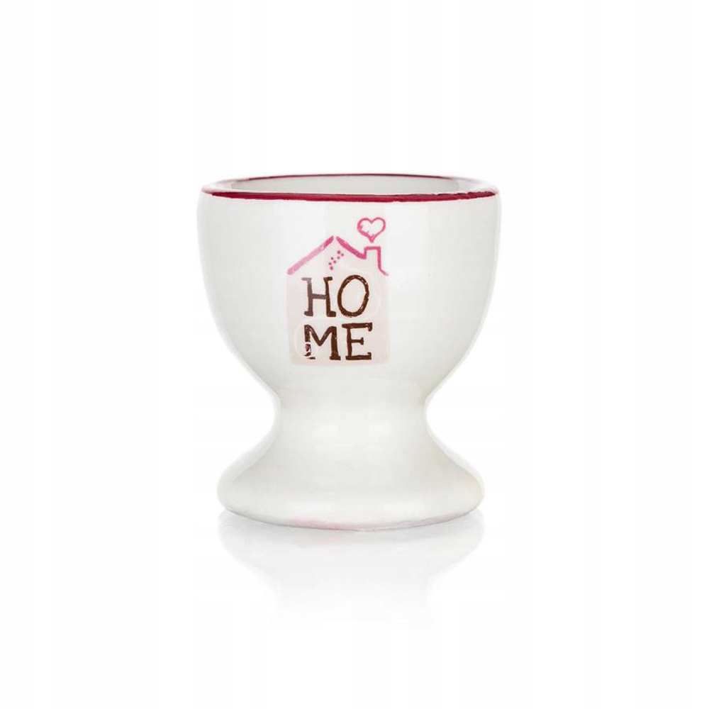 CERAMICZNY KIELISZEK NA JAJKO PODSTAWKA 'HOME'