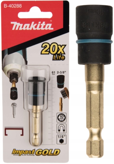

Nasadka z Wymiennym Uchwytem 10mm B-40288 Makita