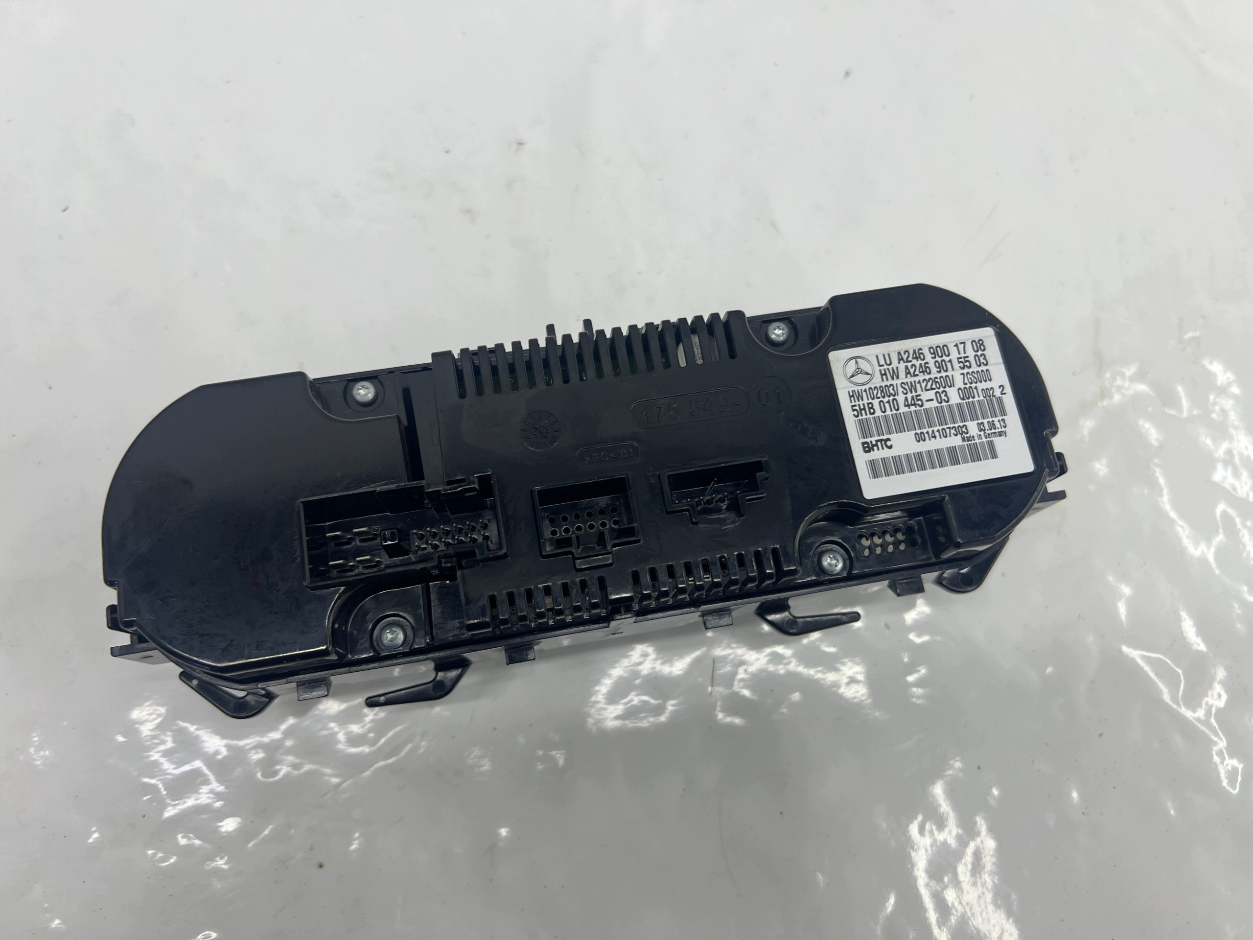 air conditioning control panel KLIMY air conditioning devices MERCEDES B-class W246 A2469001708