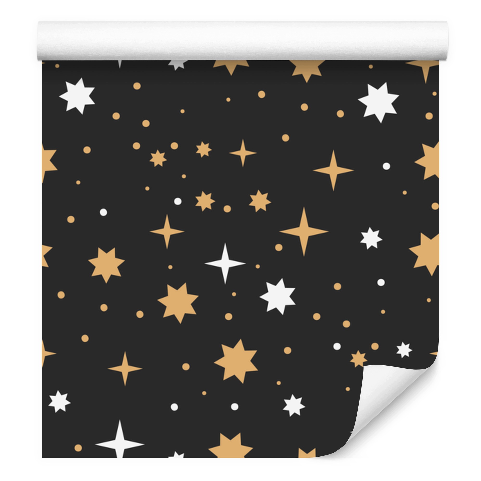 Tapeta Ženy a astrologie grafit, hnědá a okrová, 50 x 1000 cm