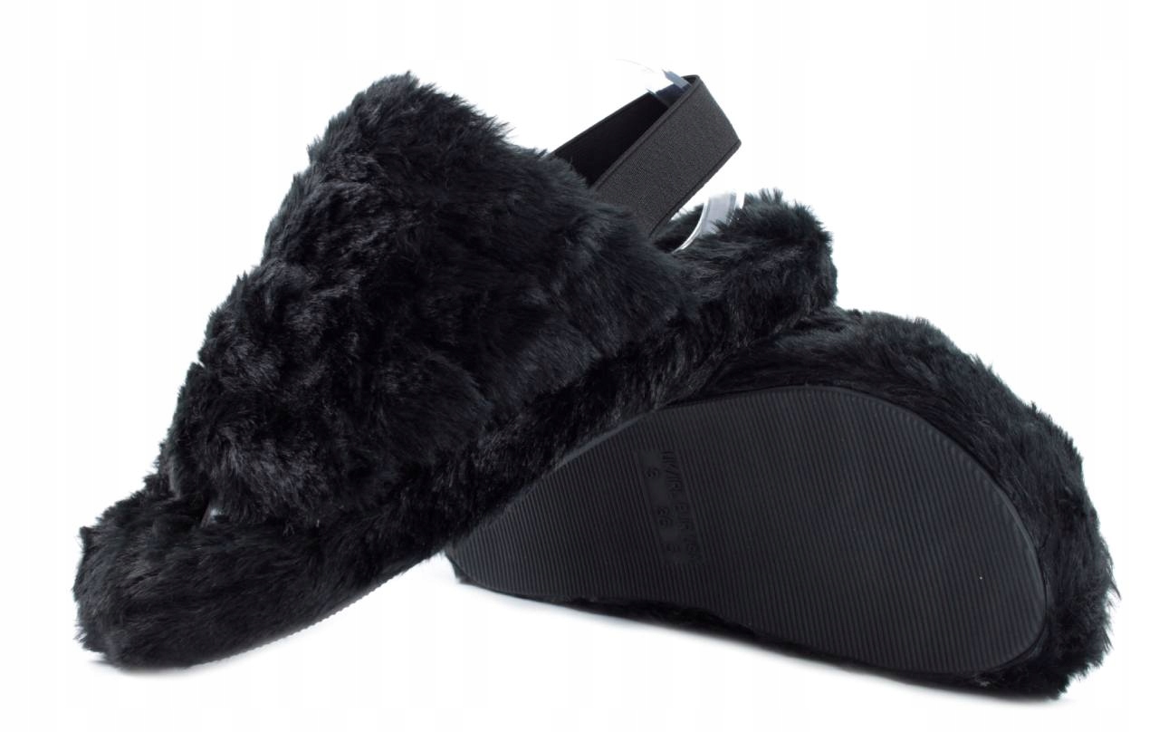 

260 Czarne Laczki Futerko Zima R.39