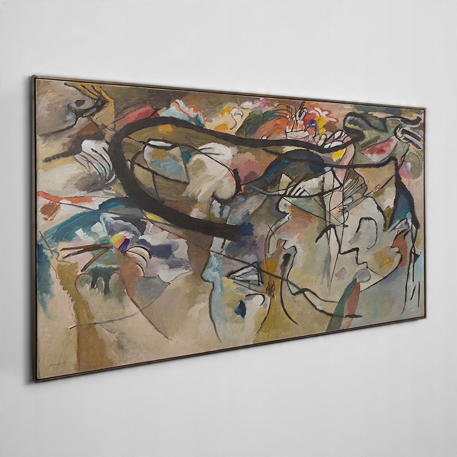

Obraz na płótnie Kandinsky Kompozycja V 100x50 cm