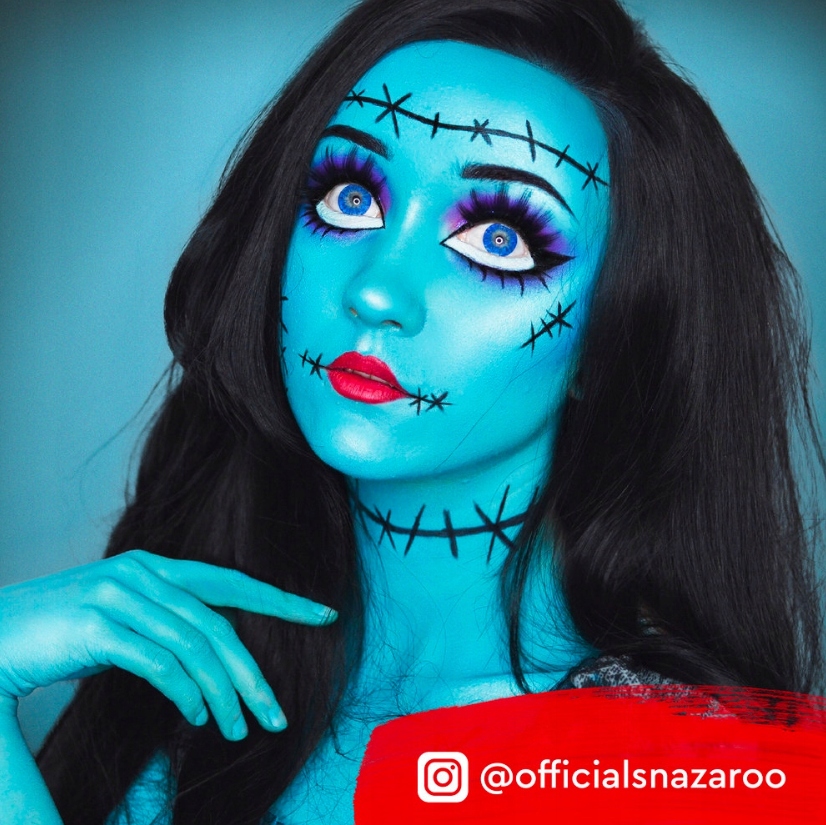 GĄBKI 10 SZTUK DO MALOWANIA TWARZY I CIAŁA SNAZAROO 1198030 Kolor dominujący wielokolorowy