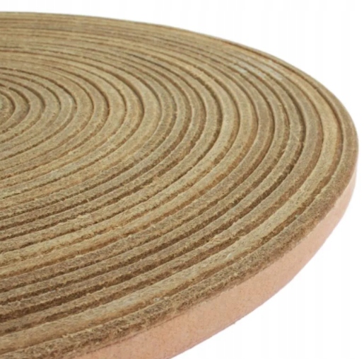 Kožený opasek 4mm/10mm přírodní 100mb.