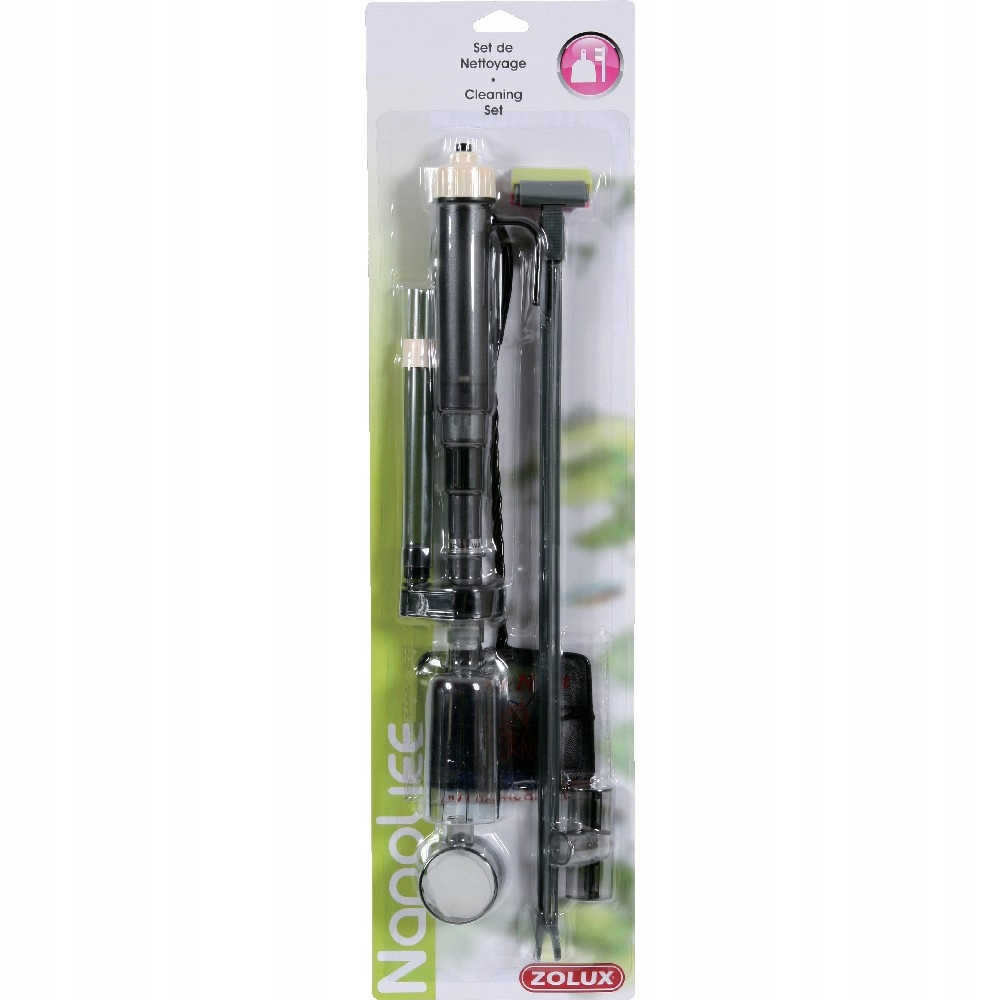 Levně Sada Na Čištění Akvária Čistič Škrabka Síťka Od Mulčovače Skel