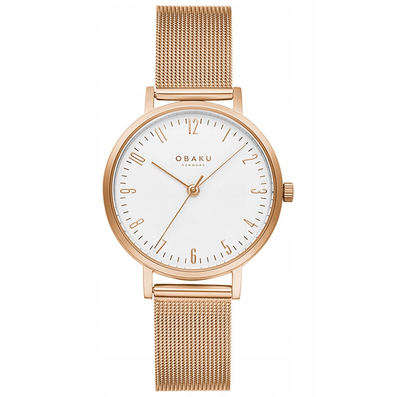 Dámské hodinky Obaku Denmark V248LXVIMV růžové zlato