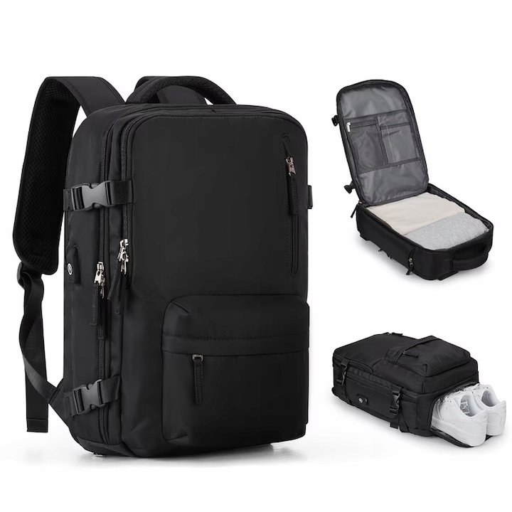 Batoh s přihrádkou na boty a notebook a Usb nabíjením 34 l
