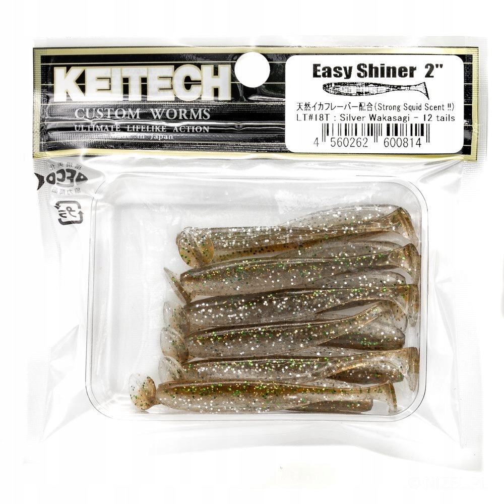 Keitech Easy Shiner 2'' 1g LT#18T Silv Wakasagi op
