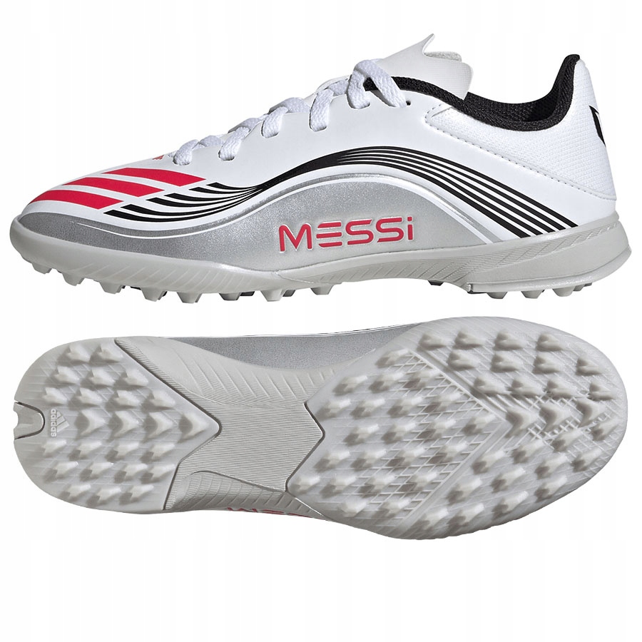 Adidas F50 Messi League Jr [36] Boty Turfy Unisex Jr Bílá