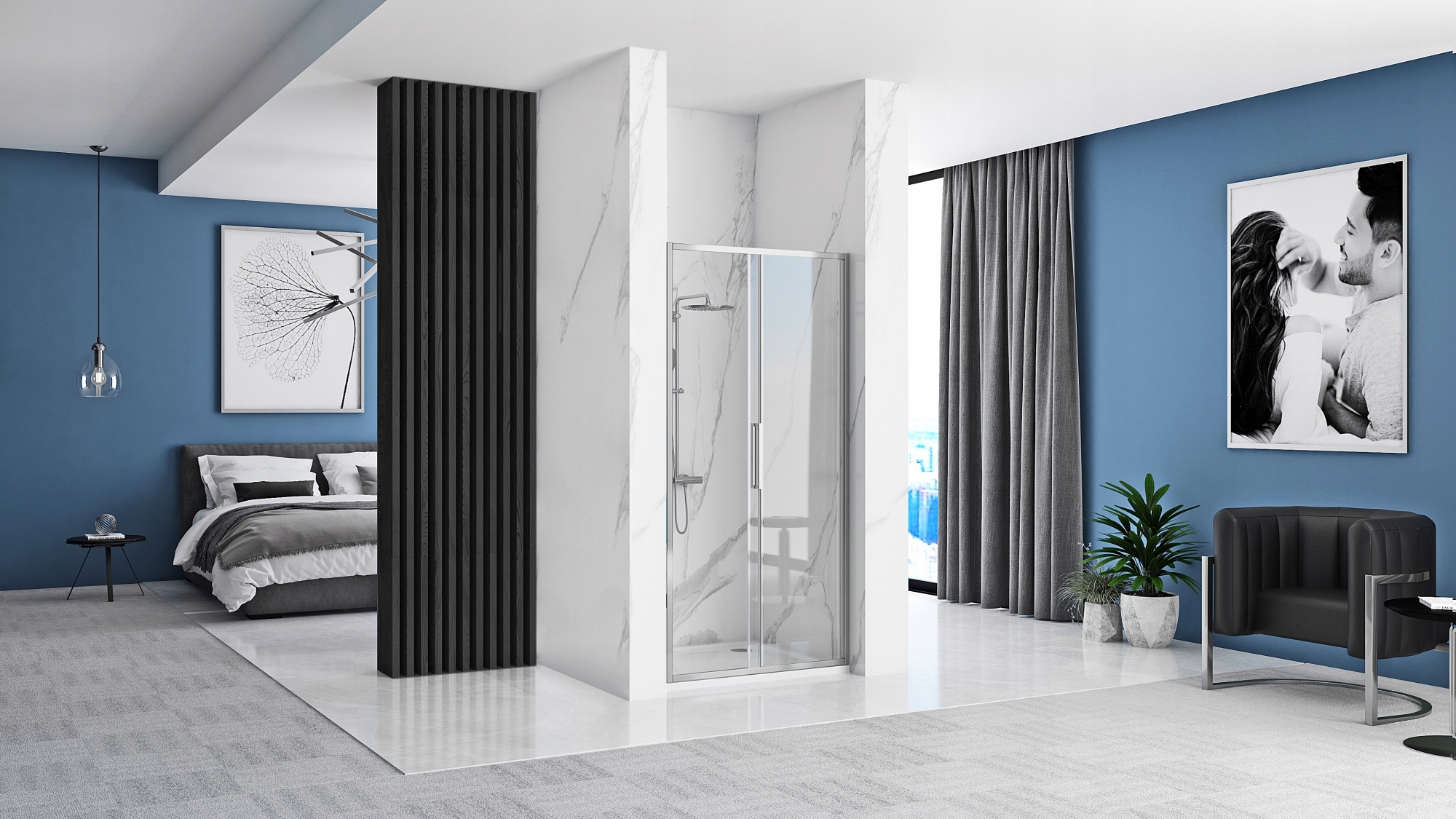 Drzwi Prysznicowe Przesuwne RAPID SLIDE 130 Chrom EAN (GTIN) 5902557376957