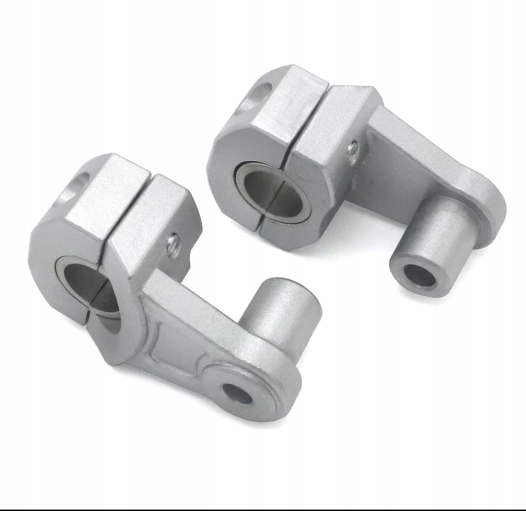MOCOWANIA UCHWYTY RISERY KIEROWNICY 22mm 28mm sreb Part number Riserblack