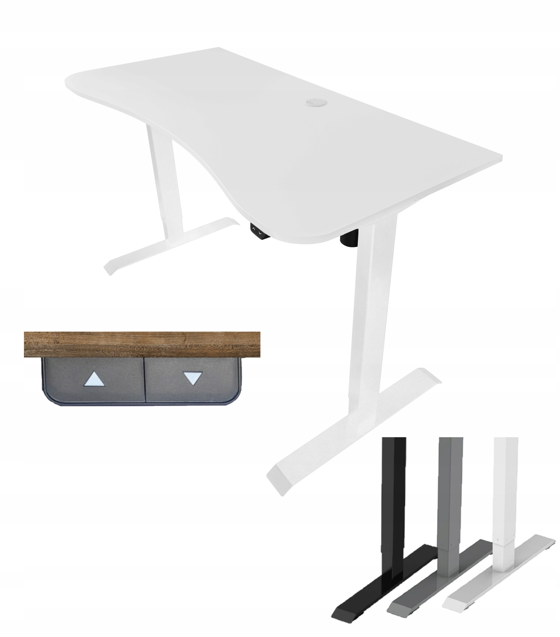 

Biurko Dla Programisty , Regulacja Wysokości, Duże