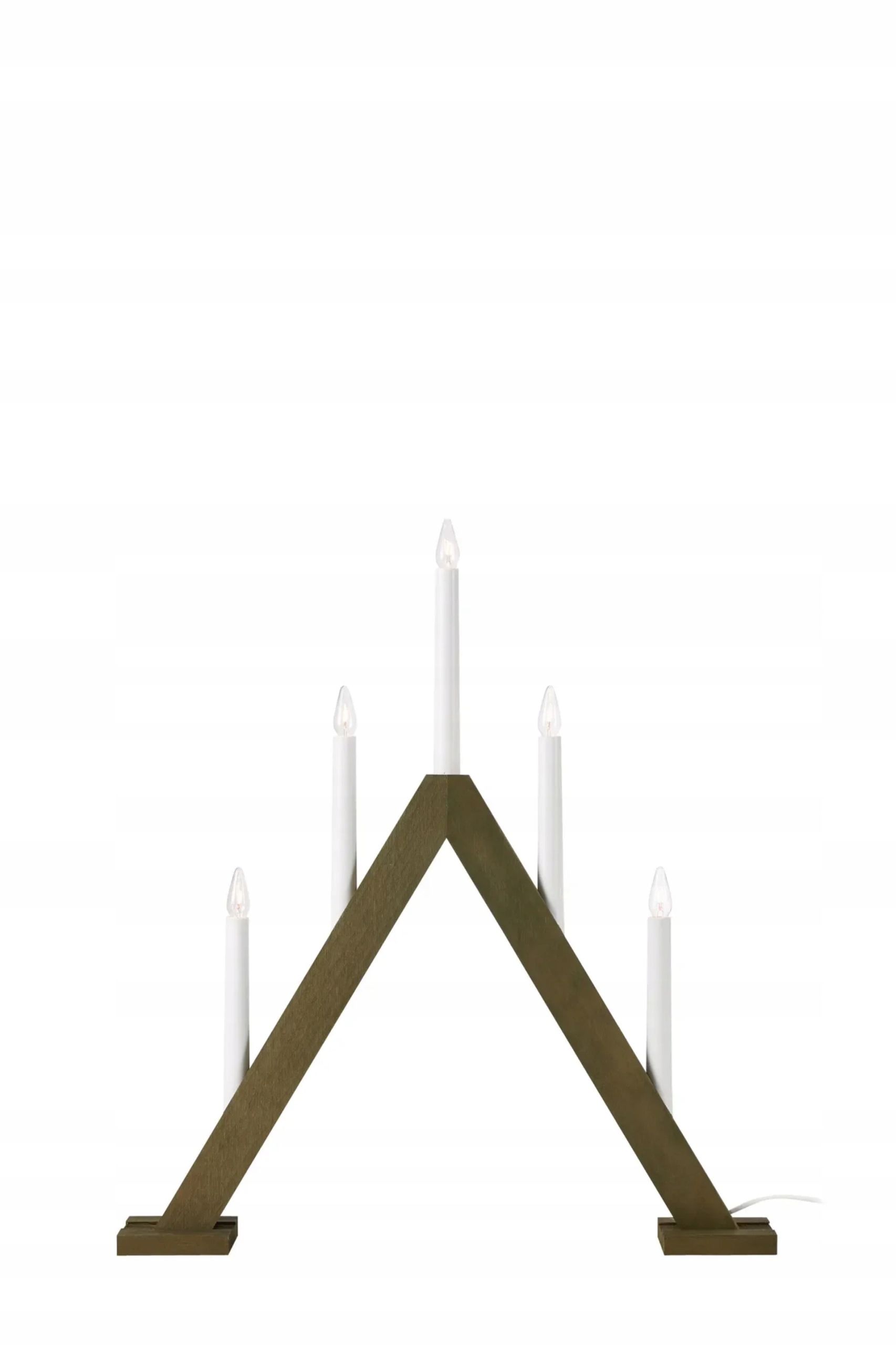 Markslöjd Ariele adventný svietnik tmavá hnedá 47 cm