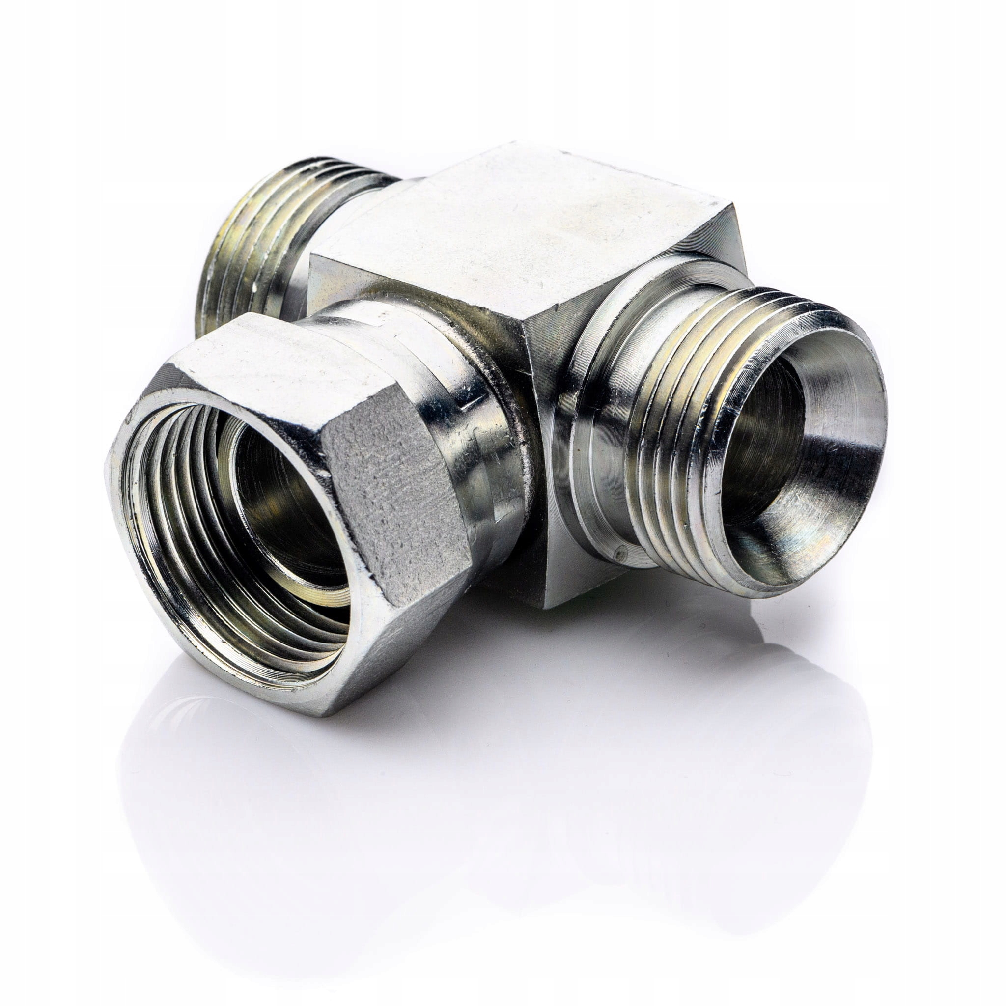 Trójnik 3/8'' stalowy BAB