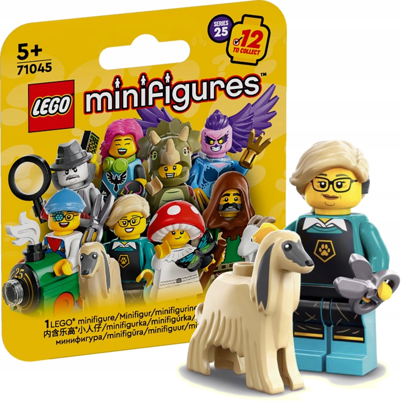 Lego Minifigures 71045 2024 Seria 25 Minifigurka Fryzjerka Zwierząt