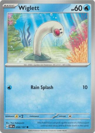 Wiglett 058/197 Common Pokemon