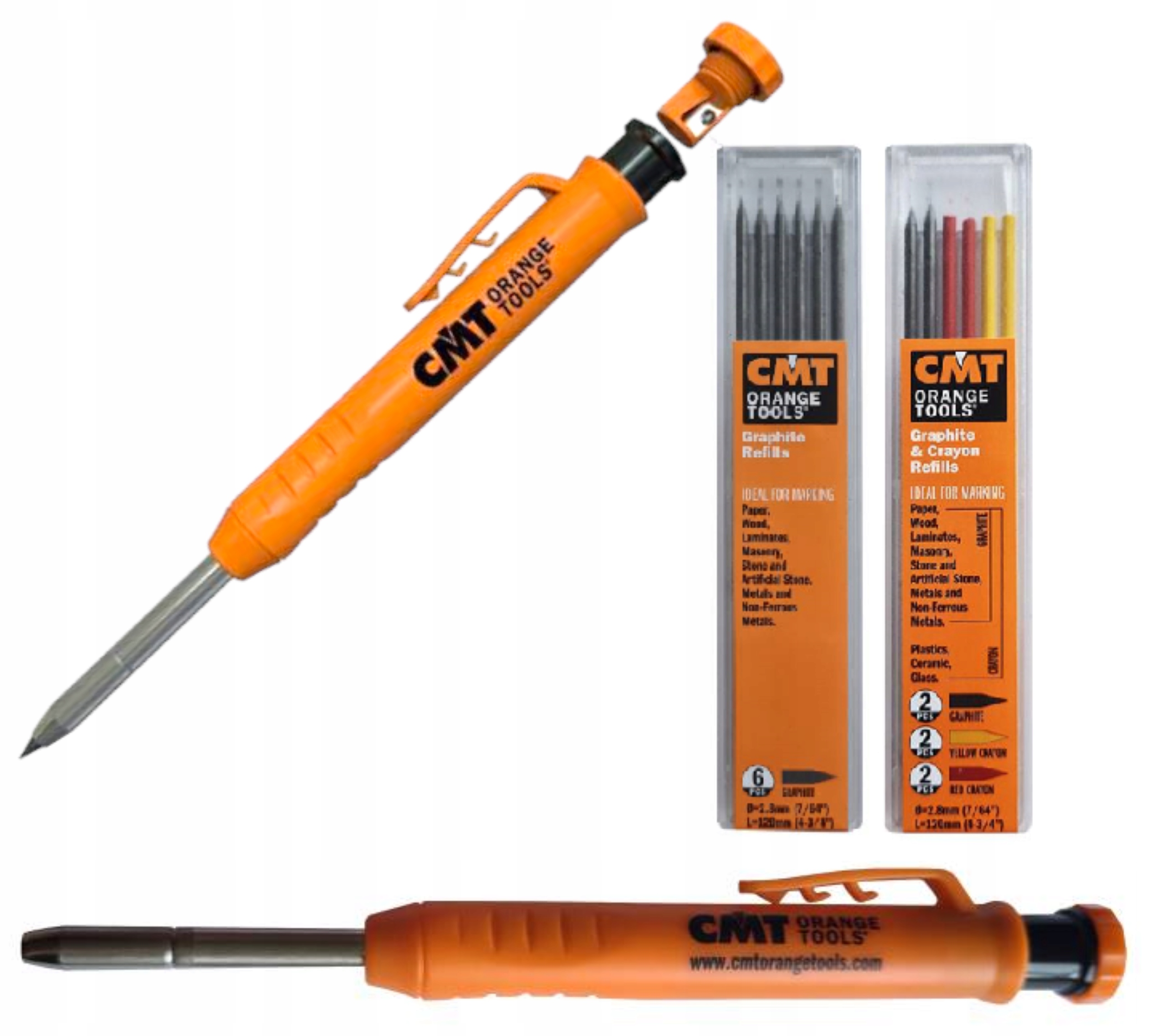 

Cmt Ołówek Stolarski Wkłady Grafitowe MIX 6 Szt