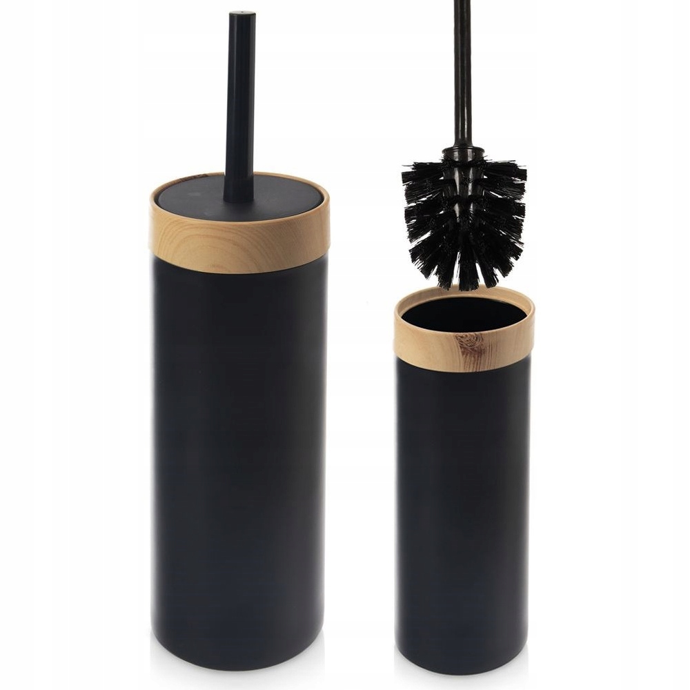 Kartáč na toaletu s podstavcem černý Black