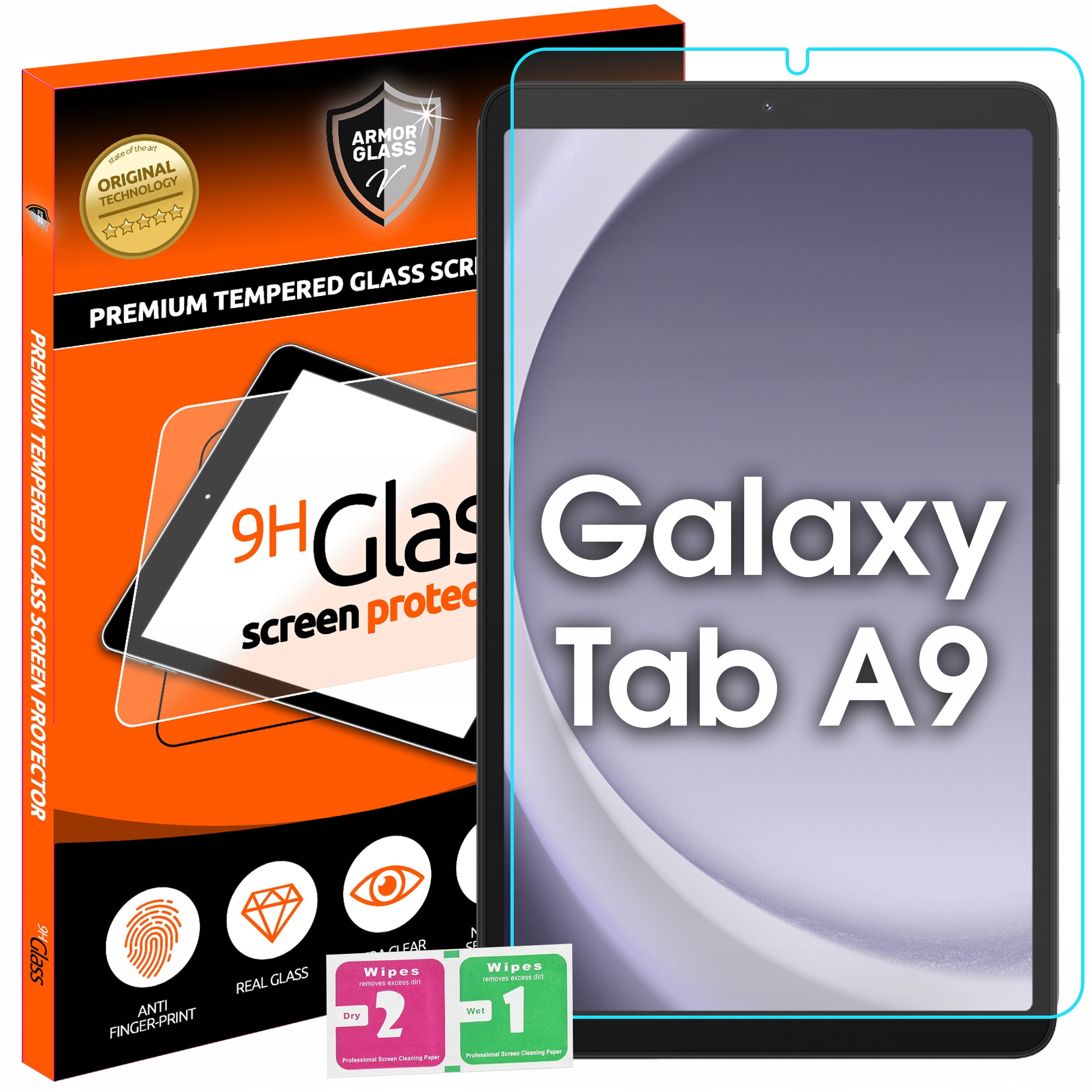 Szkło Ochronne Hartowane Do Samsung Galaxy Tab A9 8.7" 2023 SM-X110 SM-X115