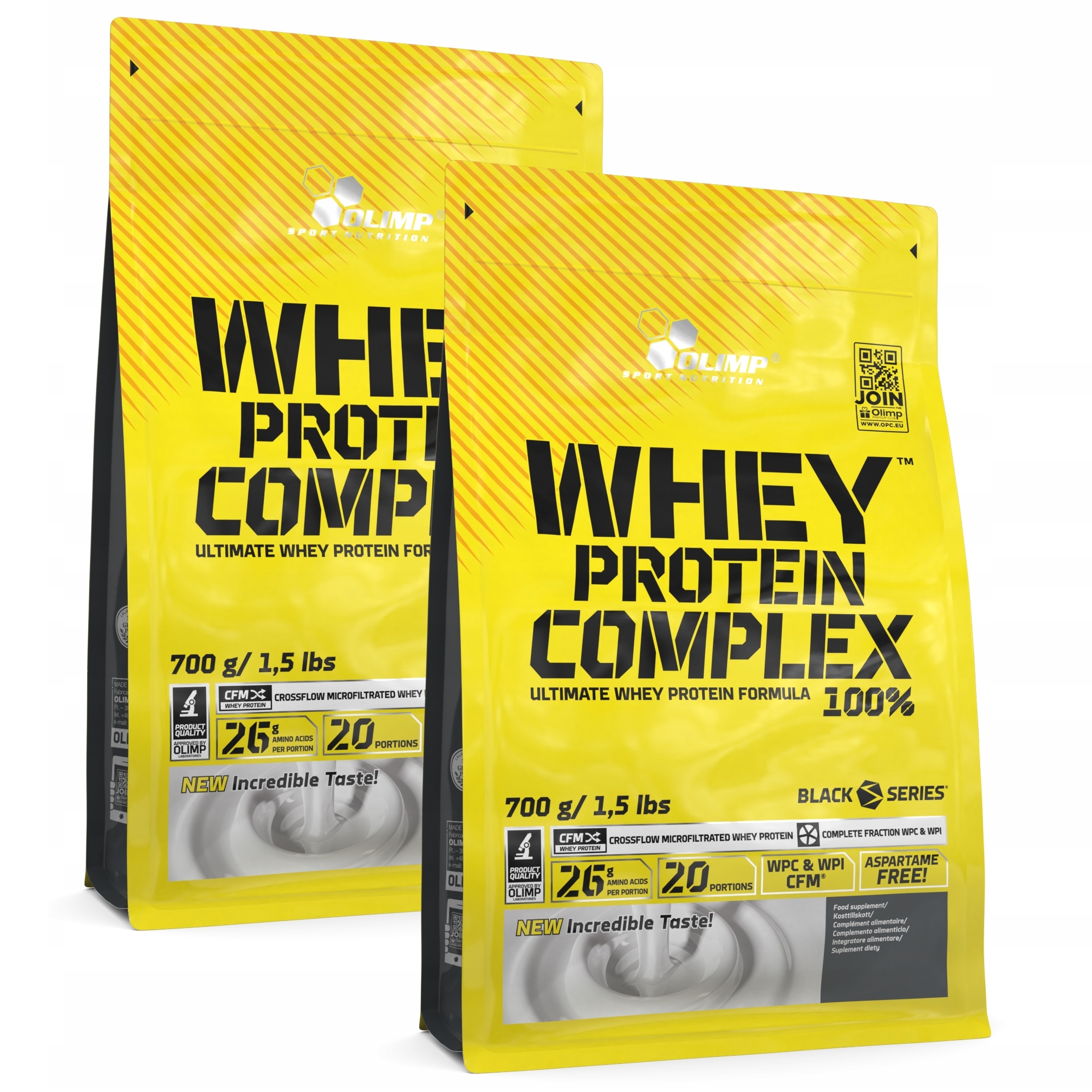 Olimp Whey Protein Complex 1400g Protein Wpc Wpi 2x700g Dvojitá Čokoláda