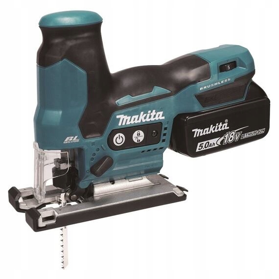Makita DJV185RTJ aku přímočará pila bezuhlíková, Lxt, 18V/5Ah, Makpac systa