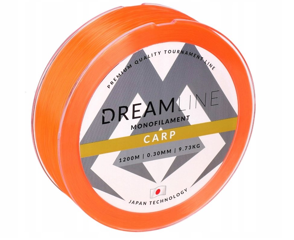 Żyłka Mikado Dreamline Carp 0,26 mm 300 m Pomarańczowa mocna Karpiowa