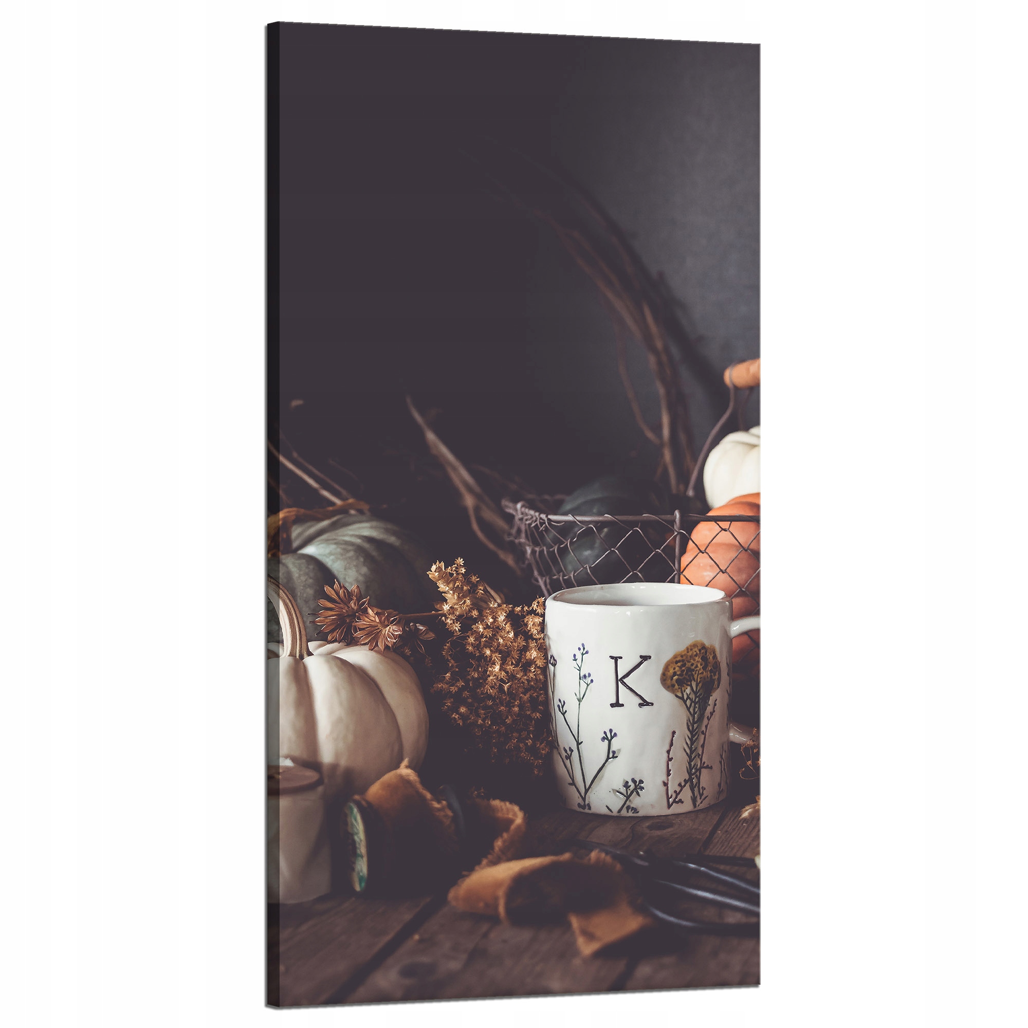 Obraz na plátně Dýně Retro Vintage Podzim Roční období 60x120