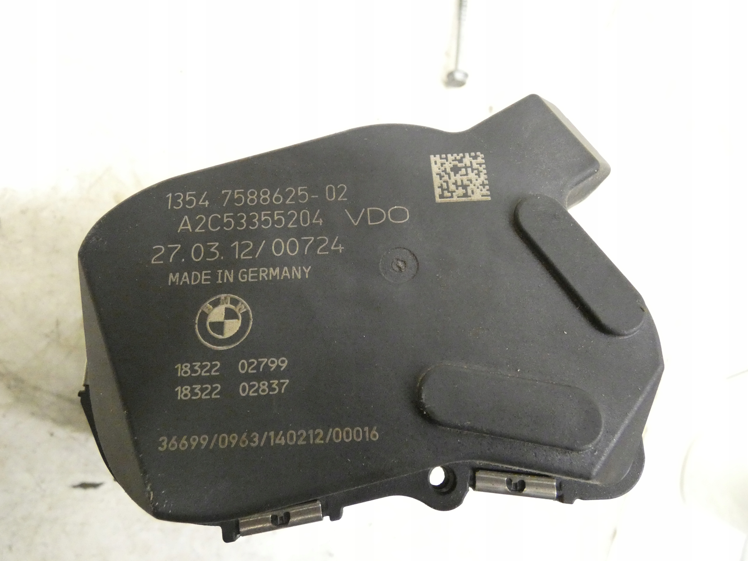 BMW Z4 E89 E84 F10 F20 F30 F25 F34 F31 N20 N26 ДРОССЕЛЬНАЯ ЗАСЛОНКА