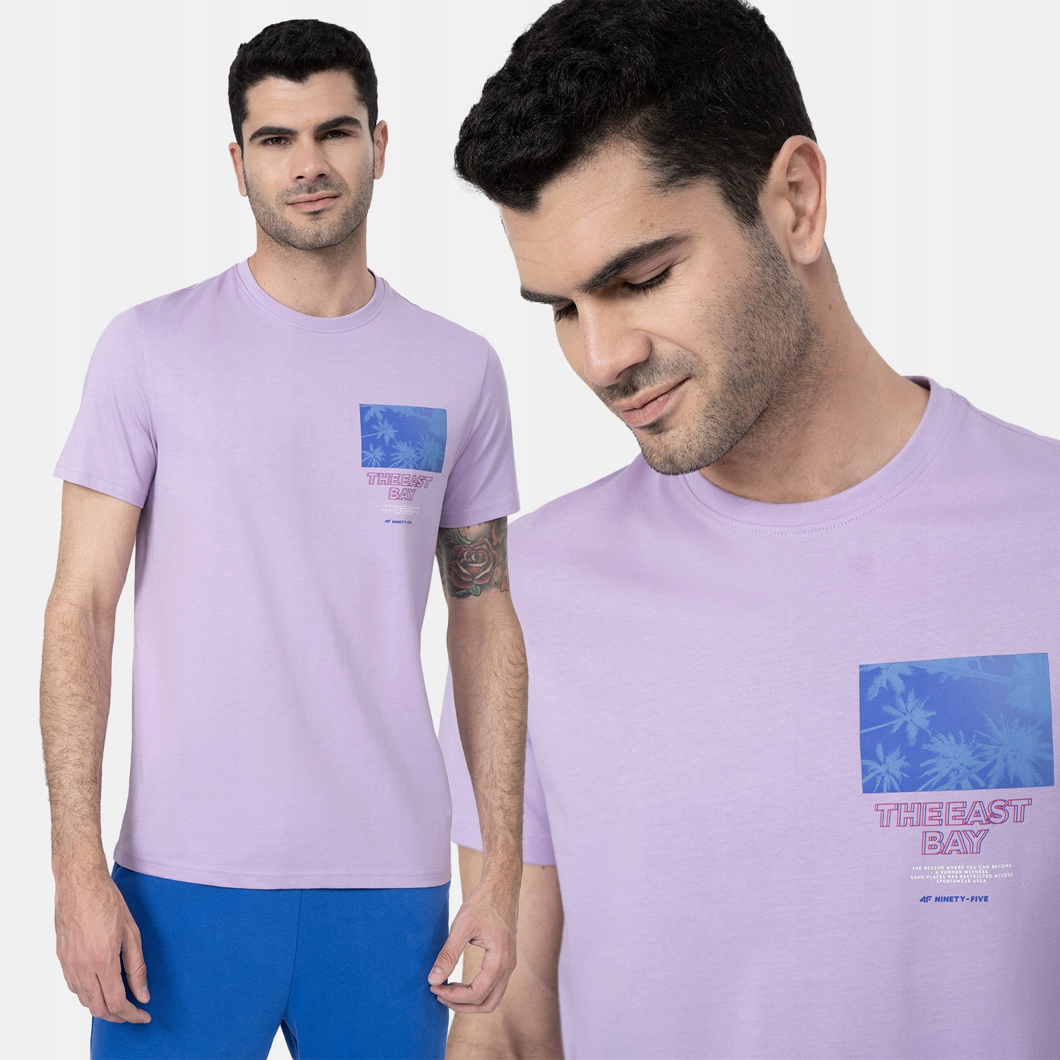 

Koszulka Męska 4F T-shirt Bawełna Sport SS23M362