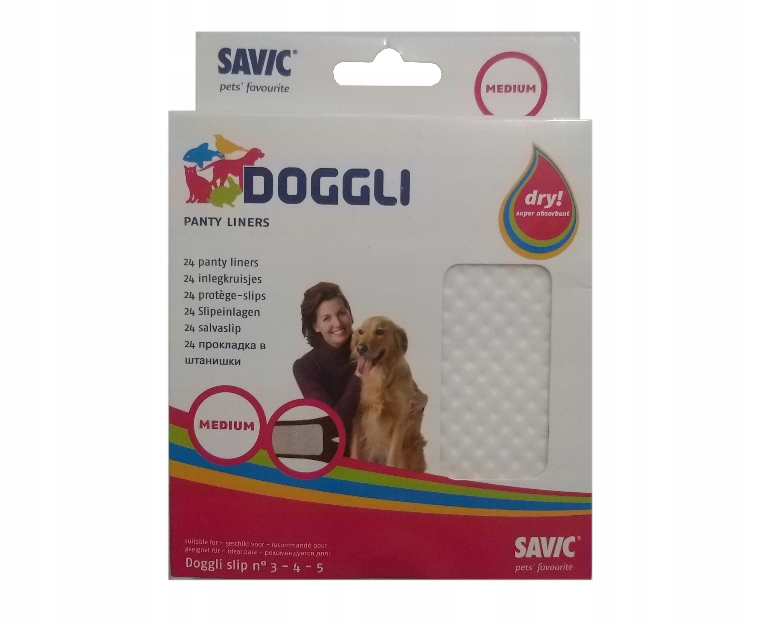 

Wkładki Do Majtek Cieczkę Psa panty Doggli 24szt M