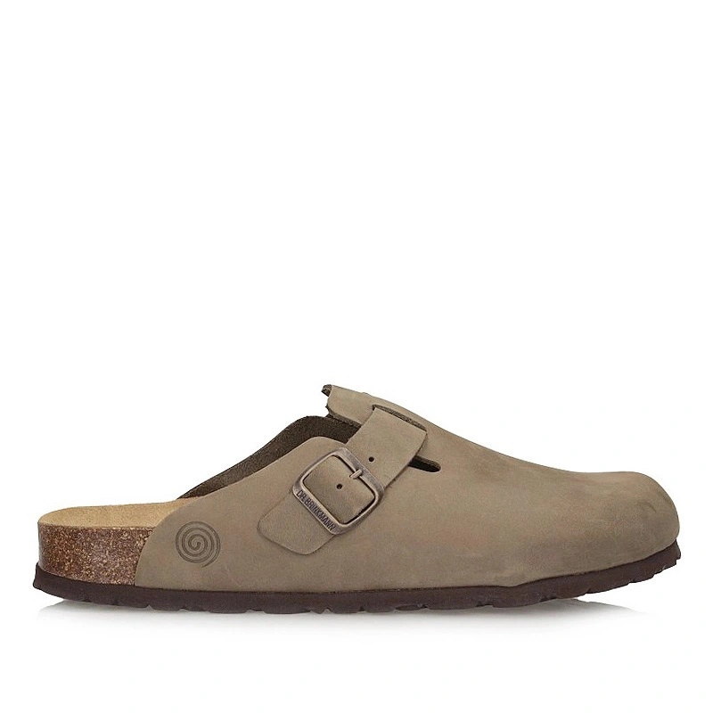 Pánské pantofle/dámské pantofle Dr. Brinkmann 600132-07 béžové kožené