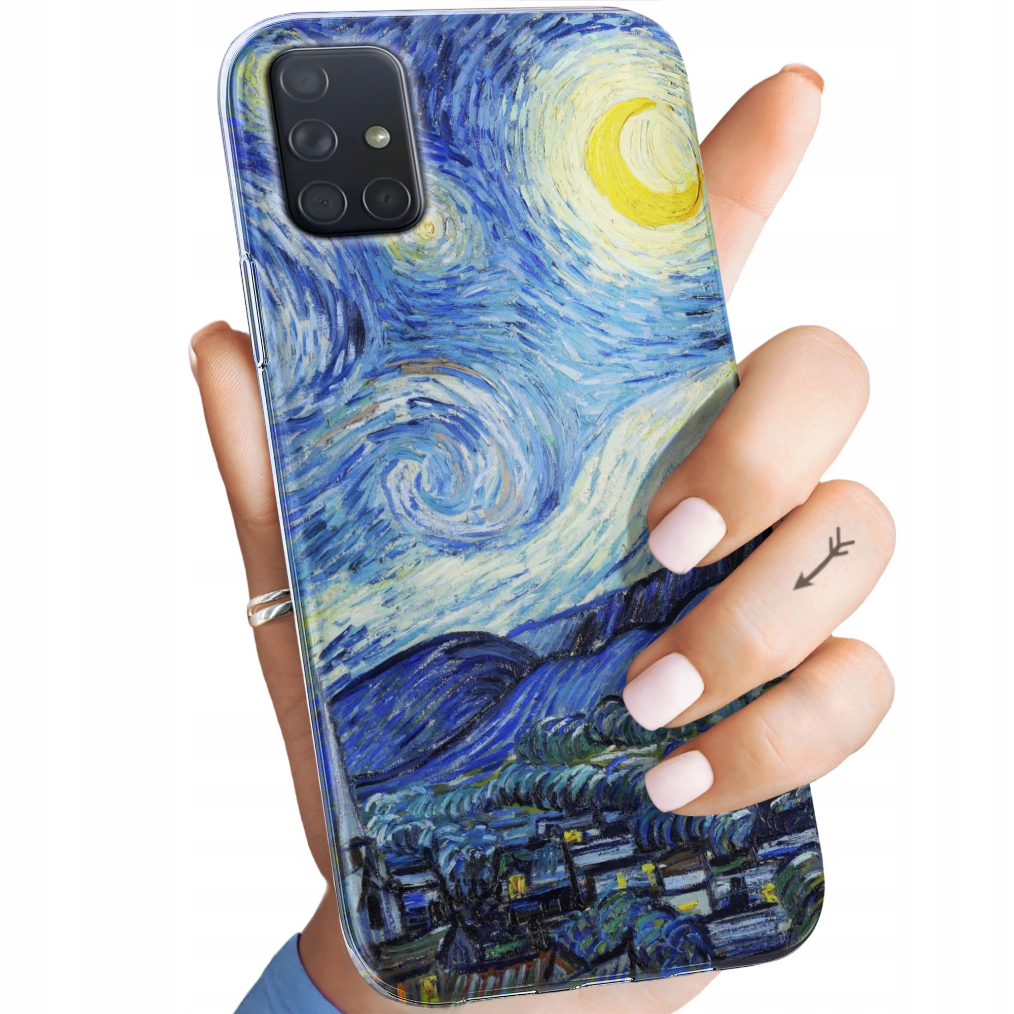Etui Do Samsung Galaxy A71 Vincent Van Gogh Van Gogh Gwieździsta Noc