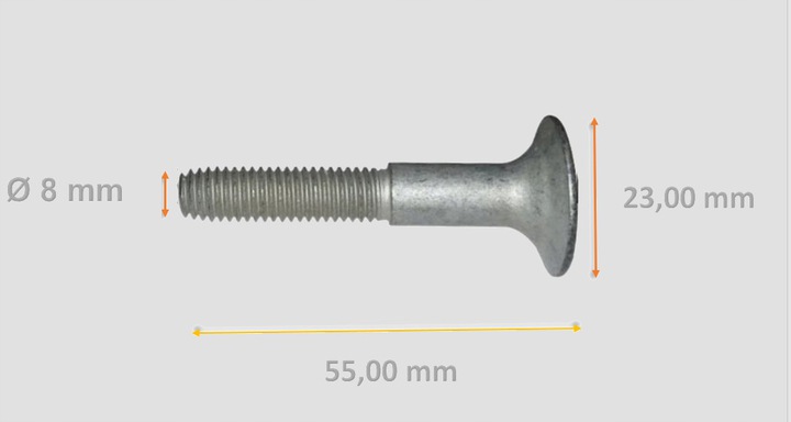 ŚRUBA DO PODŁOGI WKRĘT ŚRUBY NACZEPA KRONE Producent inny
