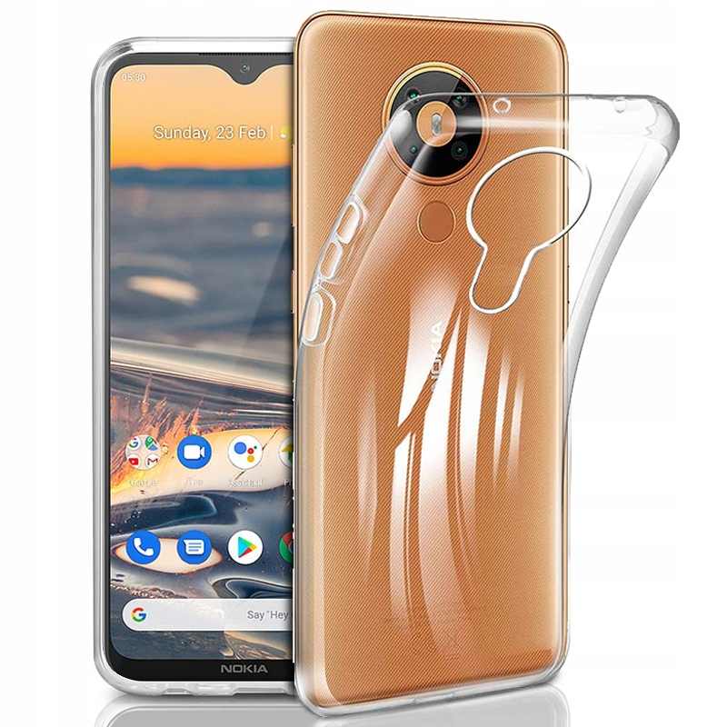 

Etui Gel Clear Case do Nokia 5.3 Szkło