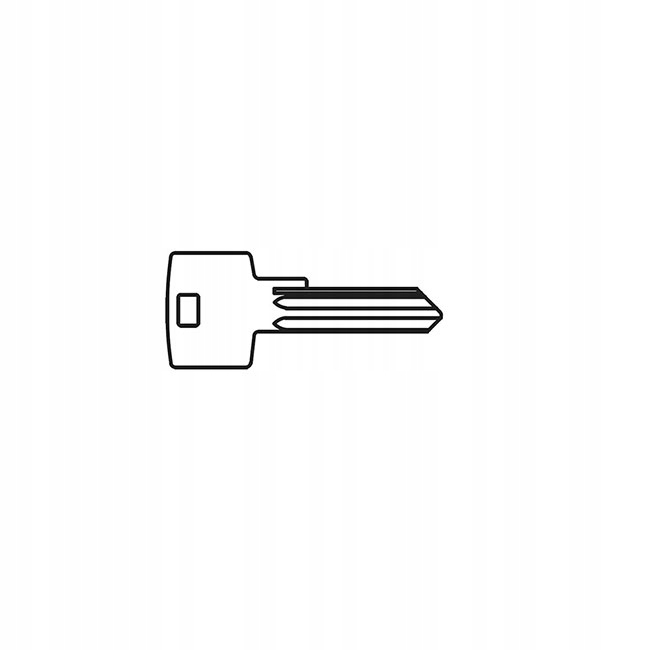 DODATKOWY KLUCZ DO WKŁADKI ALUBRASS