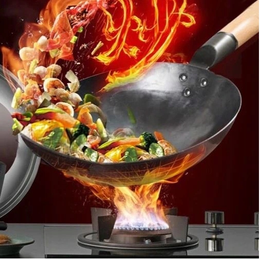 PATELNIA DO CHIŃSKICH DAŃ WOK GŁĘBOKA 30CM STAL Kod producenta XJ3565