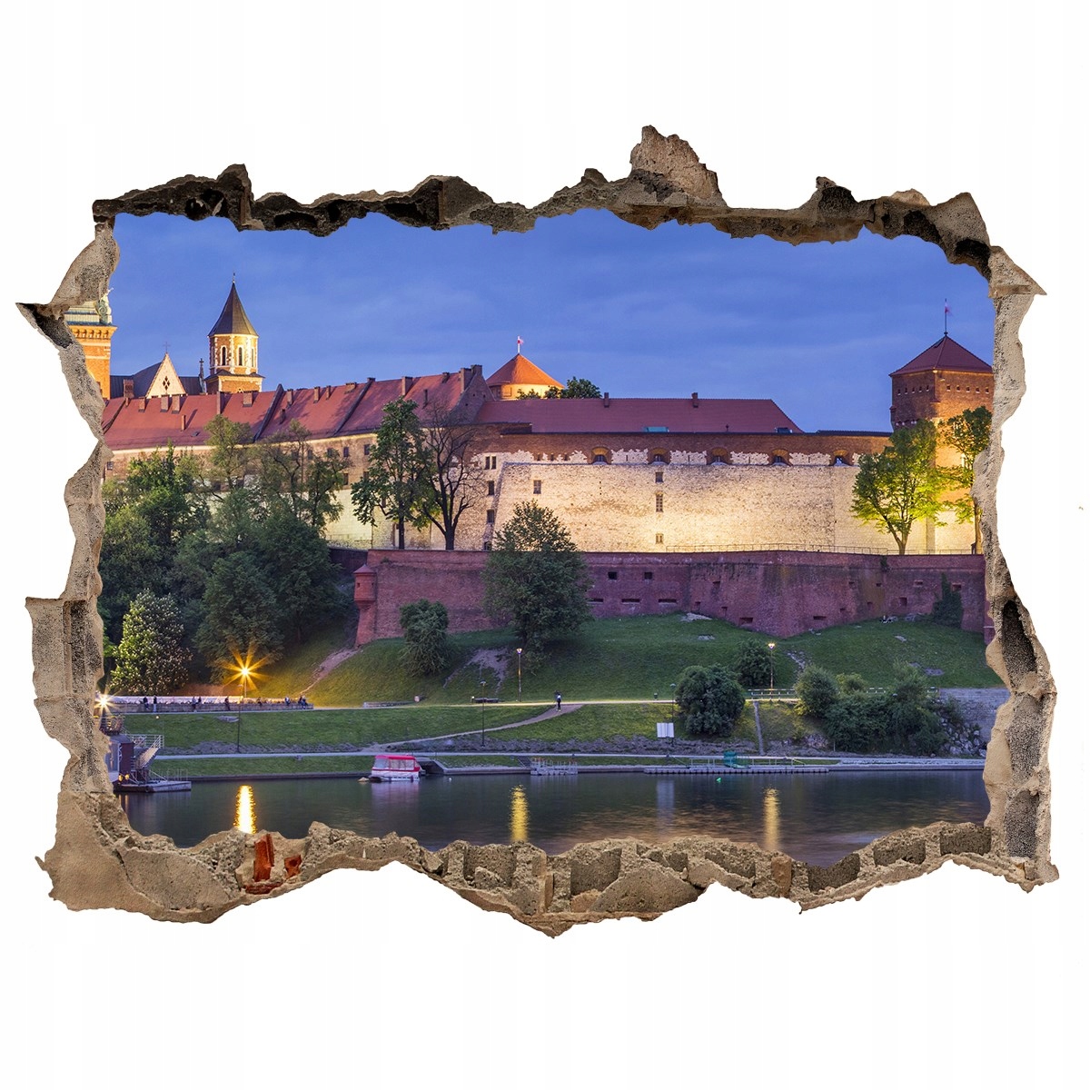 

Fototapeta dziura na ścianę Kraków Polska 120x81