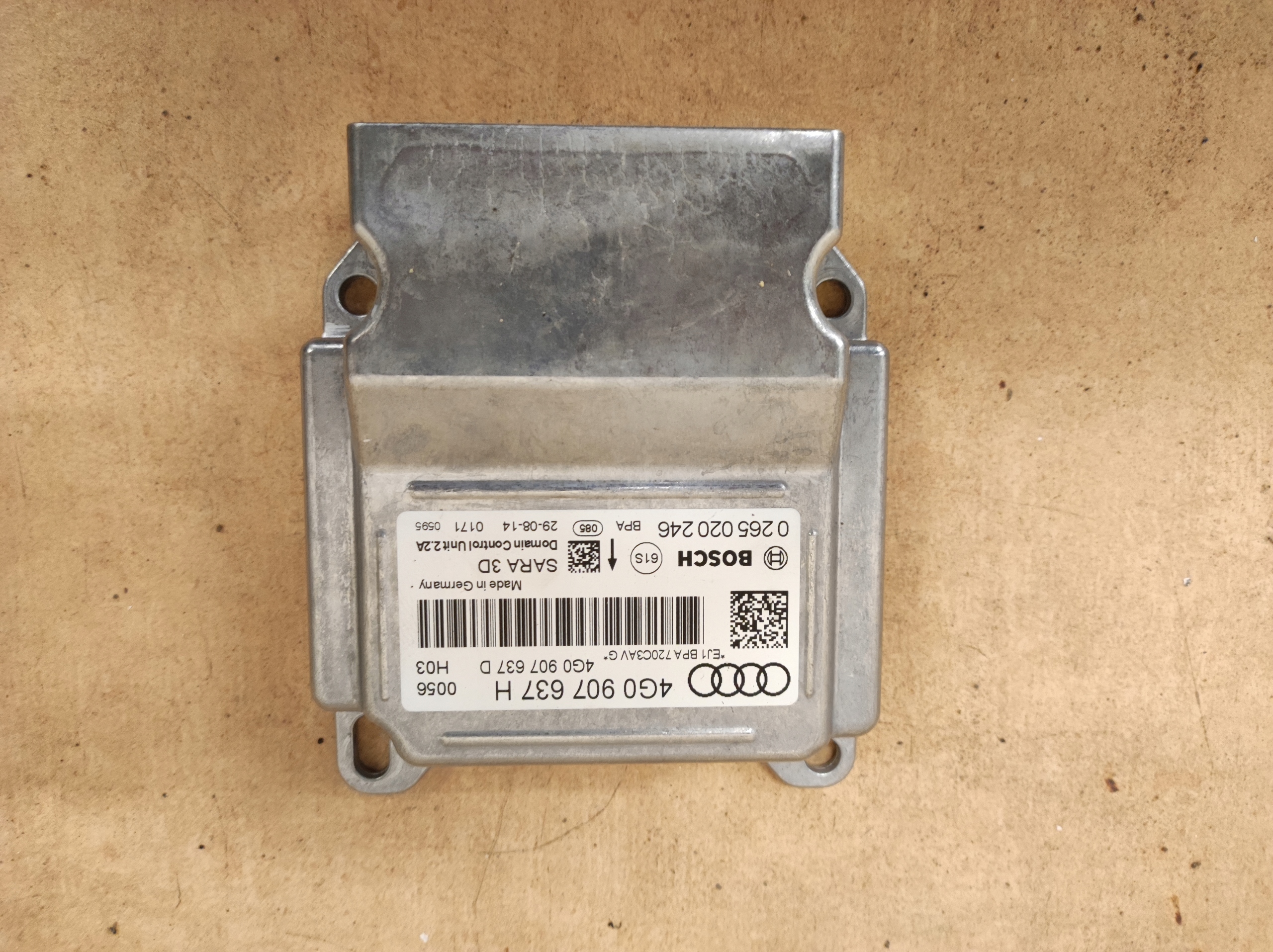 4G0907637H - Модуль управления ускорителем Audi A6 C7 Lift