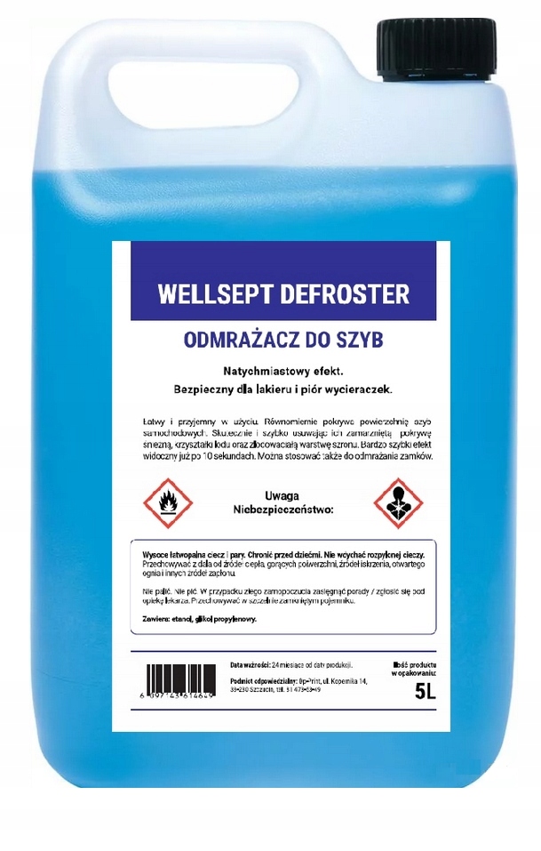 Odmrażacz Do Szyb -40°C 5L MOCNY
