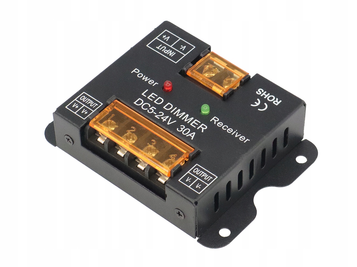 STEROWNIK ŚCIEMNIACZ LED RF RADIOWY MONO PILOT TOUCH 12V 24V 30A 360W MOCNY Typ sterownik